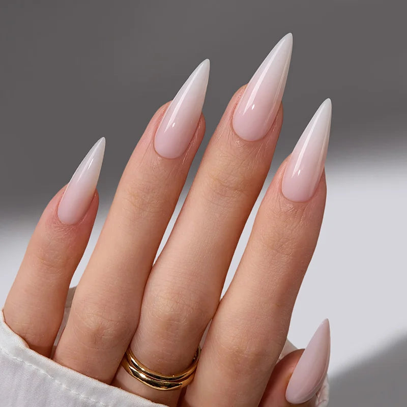 Nude Crush Long Stiletto Nails